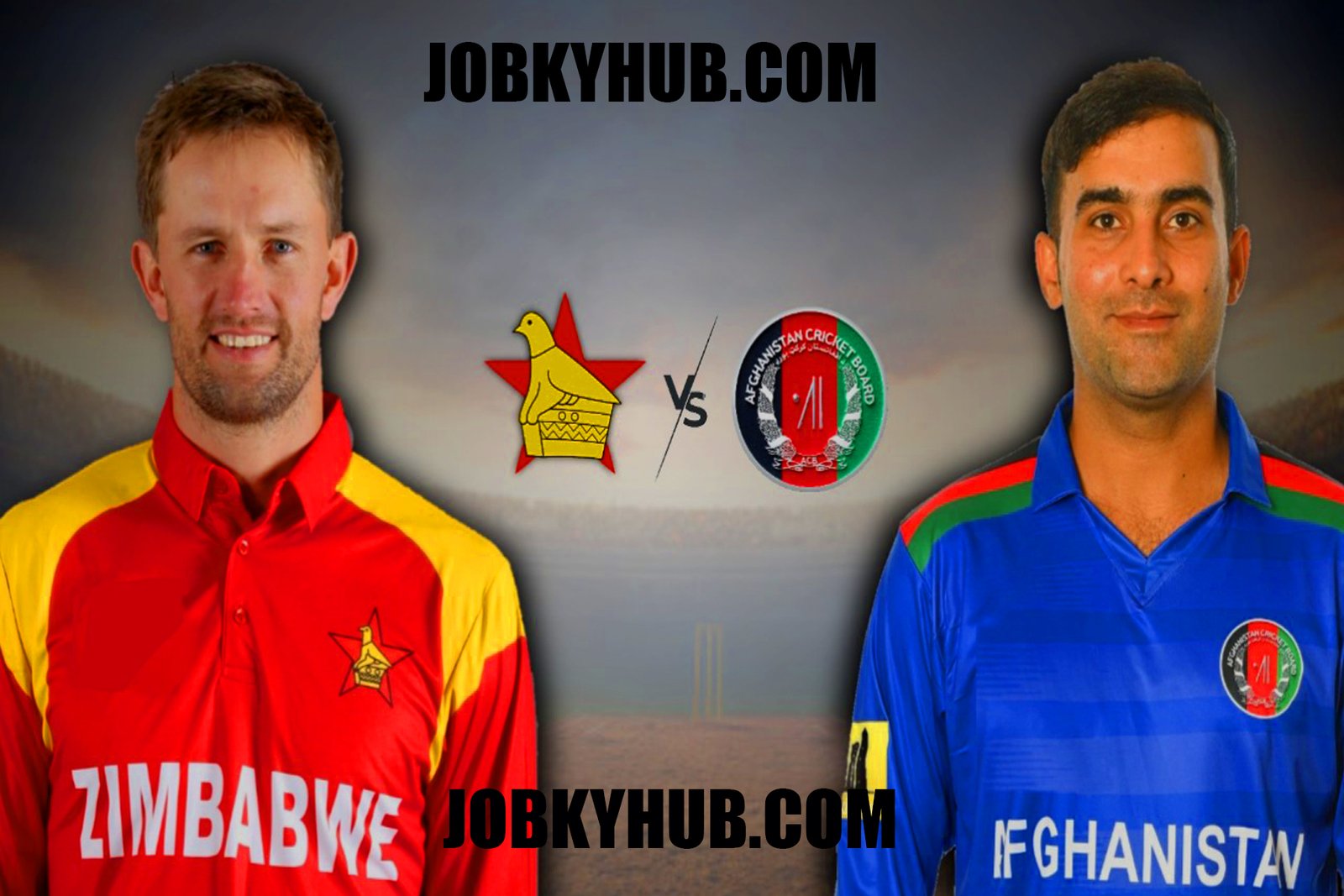 Zimbabwe vs Afghanistan Match picture.