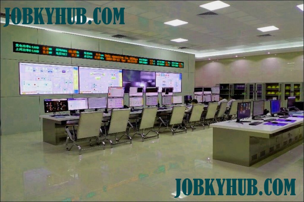 Exploring Job Opportunities for Central Control Room Operators in Tharparkar. Control Room Picture.