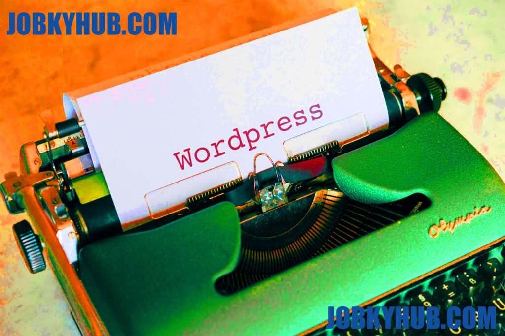 type writter written the wordpress.