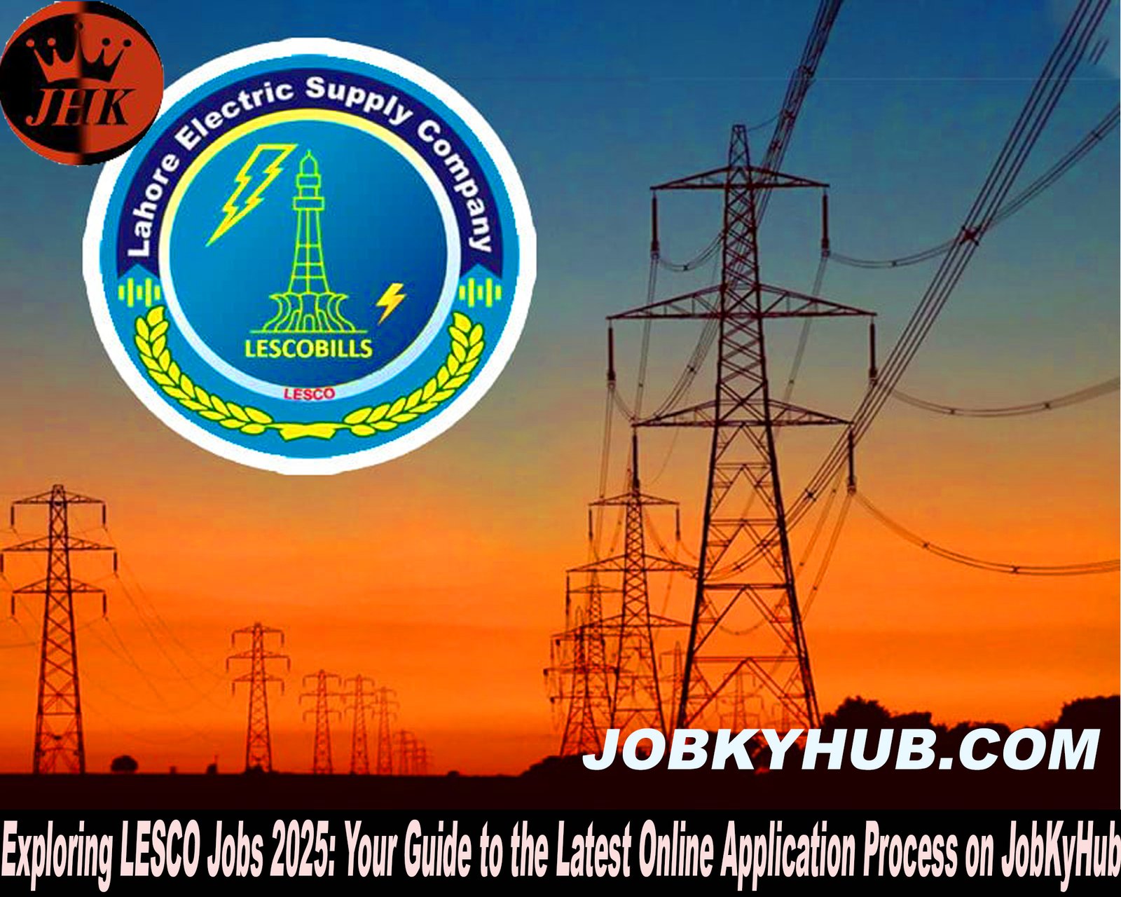 Lesco logo electric poll picture. WAPDA & Lesco